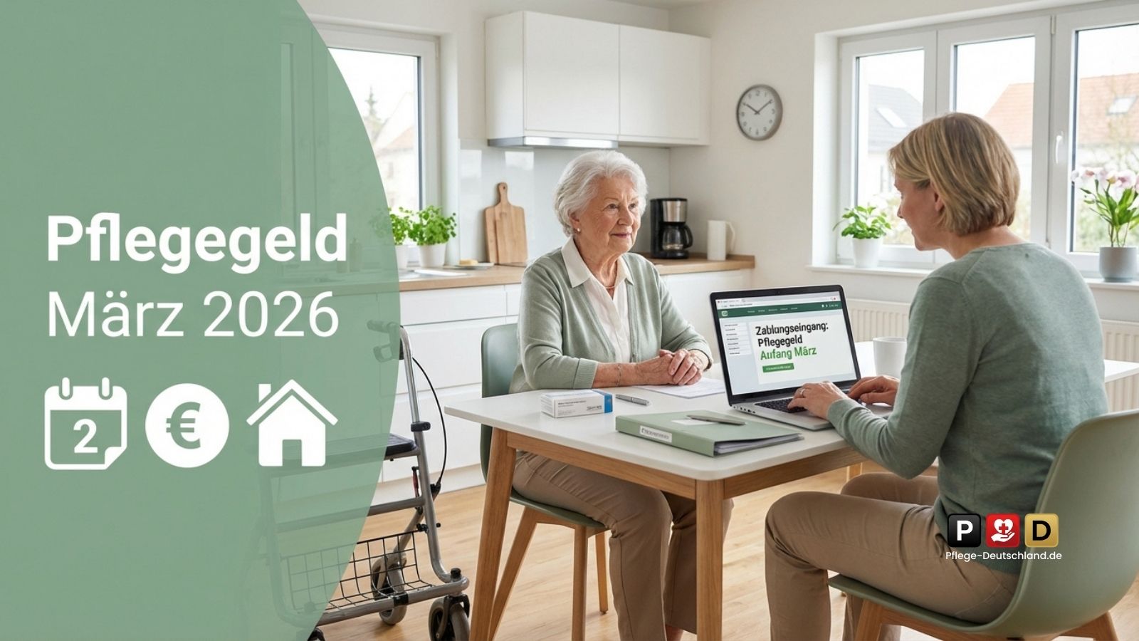 Pflegegeld-Auszahlung im März 2026: Für wen das Geld ist und wann es wirklich kommt