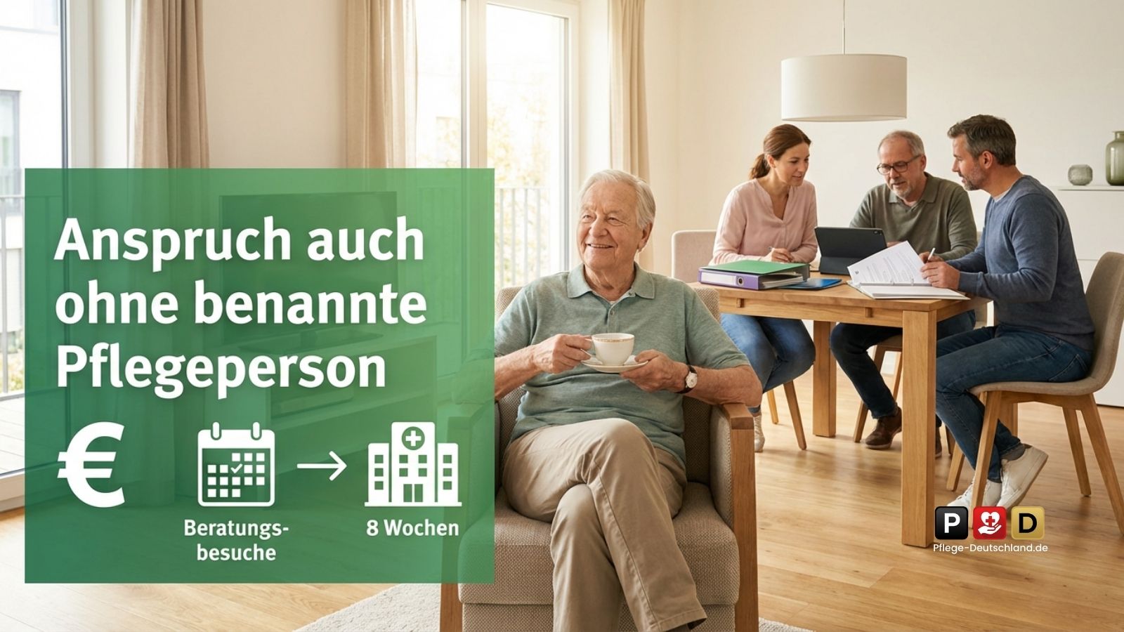 Pflegegeld 2026: Anspruch auch ohne benannte Pflegeperson – alle neuen Regeln im Überblick