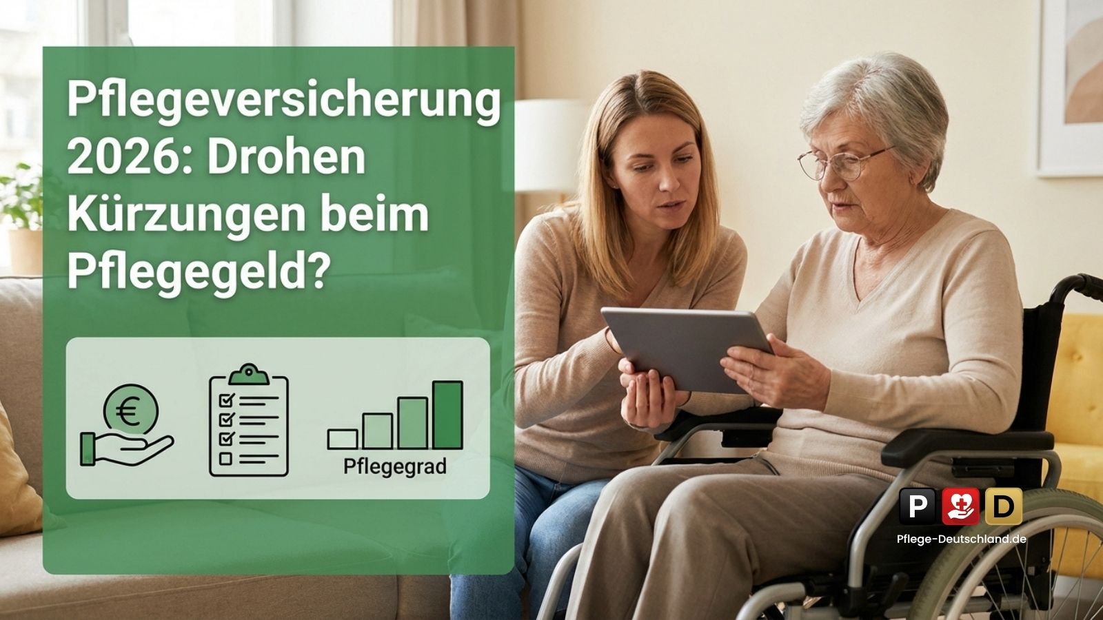 Pflegeversicherung 2026: Drohen Kürzungen beim Pflegegeld?