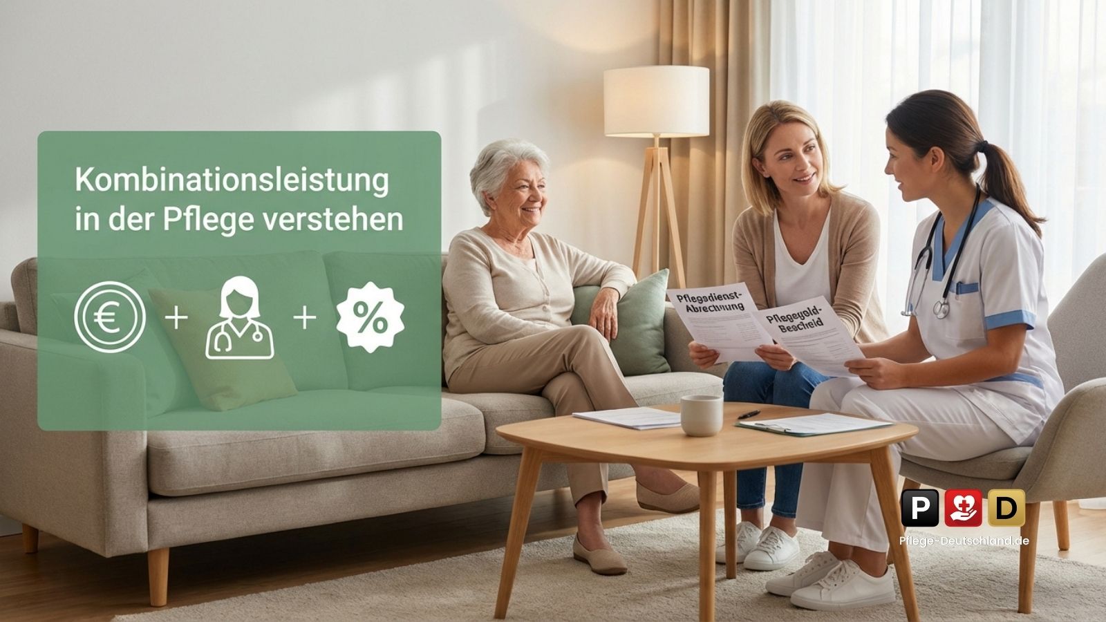 Kombinationsleistung: Pflegegeld und Pflegedienst richtig nutzen
