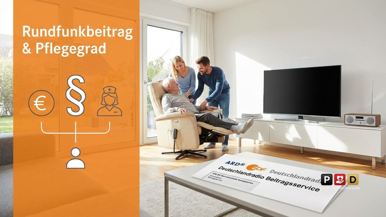 Rundfunkbeitrag: Wann Pflegegrad und Schwerbehinderung zur GEZ-Befreiung führen