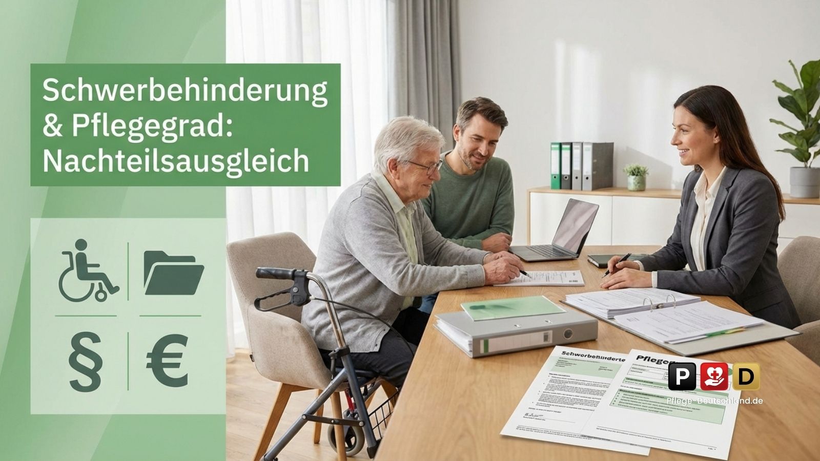 Schwerbehinderung & Pflegegrad: Nachteilsausgleiche 2026 sichern
