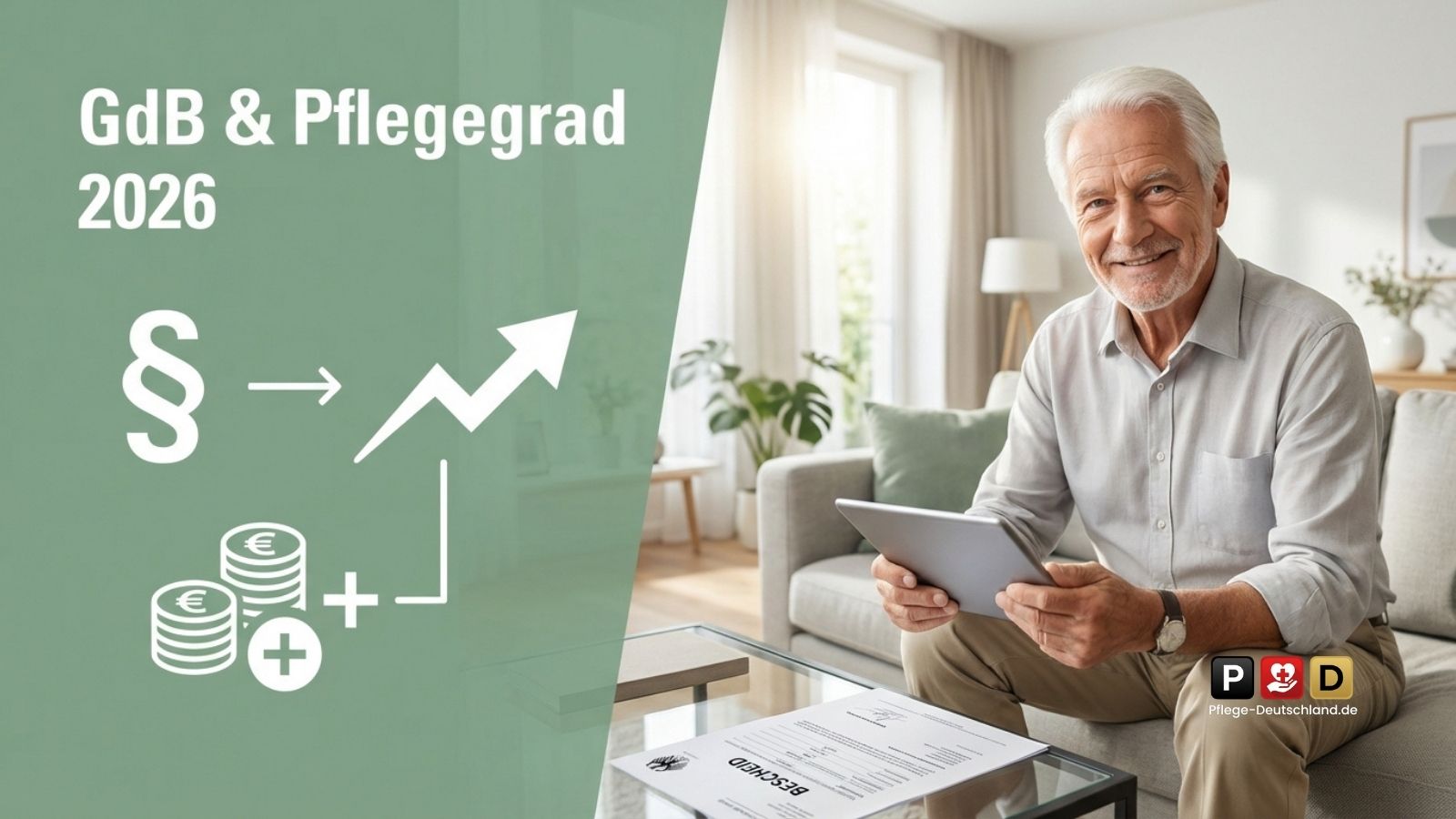 GdB-Turbo 2026: Wie Pflegegrad-Bezieher jetzt sofort die Schwerbehinderung erhalten