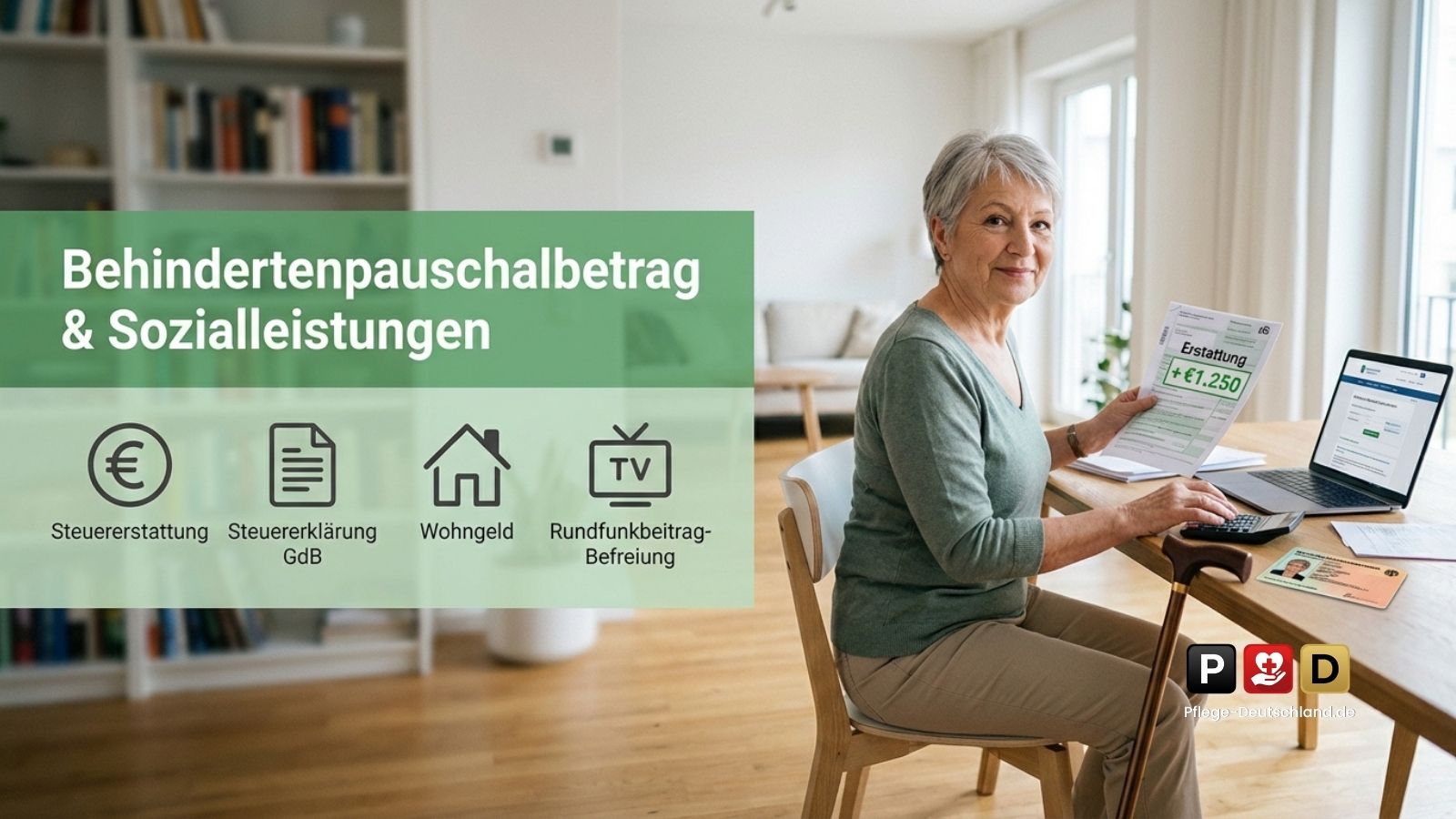 Geld zurück vom Staat: Der Behinderten-Pauschbetrag und Sozialleistungen