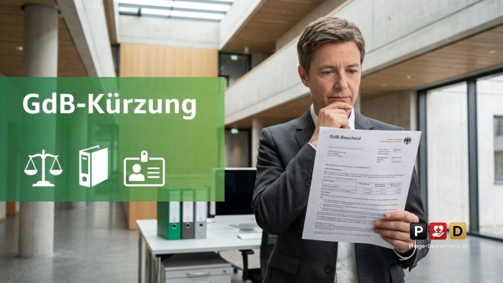 GdB‑Kürzung 2026: Wann die Behörde den Grad der Behinderung senken darf