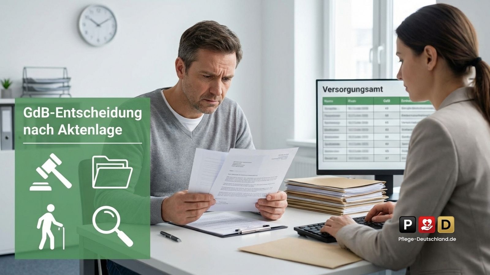 Schwerbehinderung: Gerichte rügen GdB‑Entscheidungen nach Aktenlage