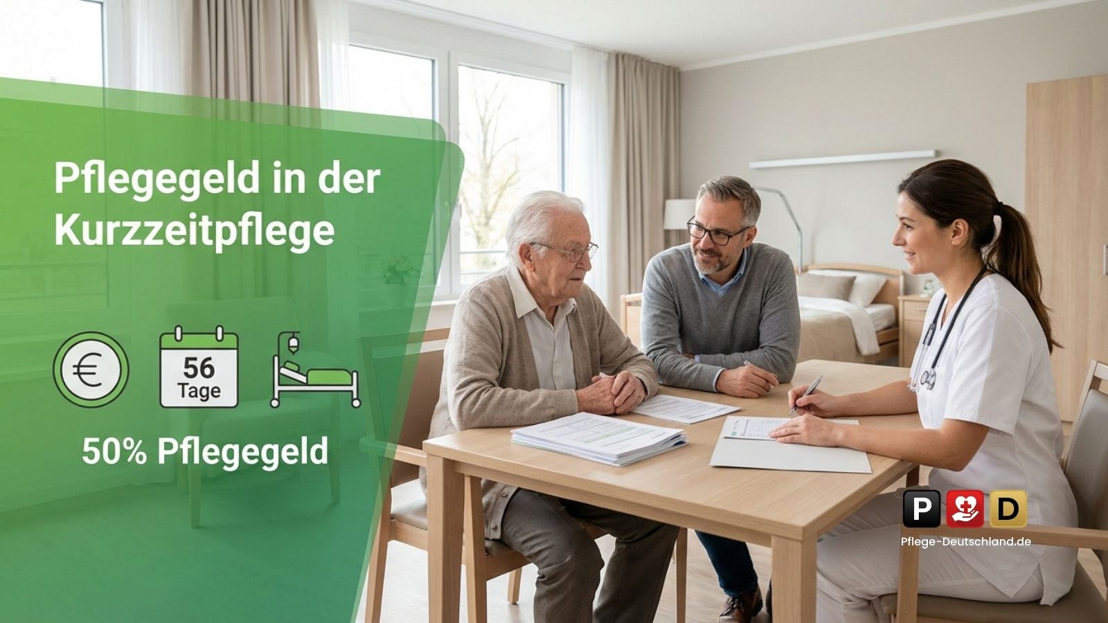Pflegegeld in der Kurzzeitpflege: So viel Geld gibt es 2026