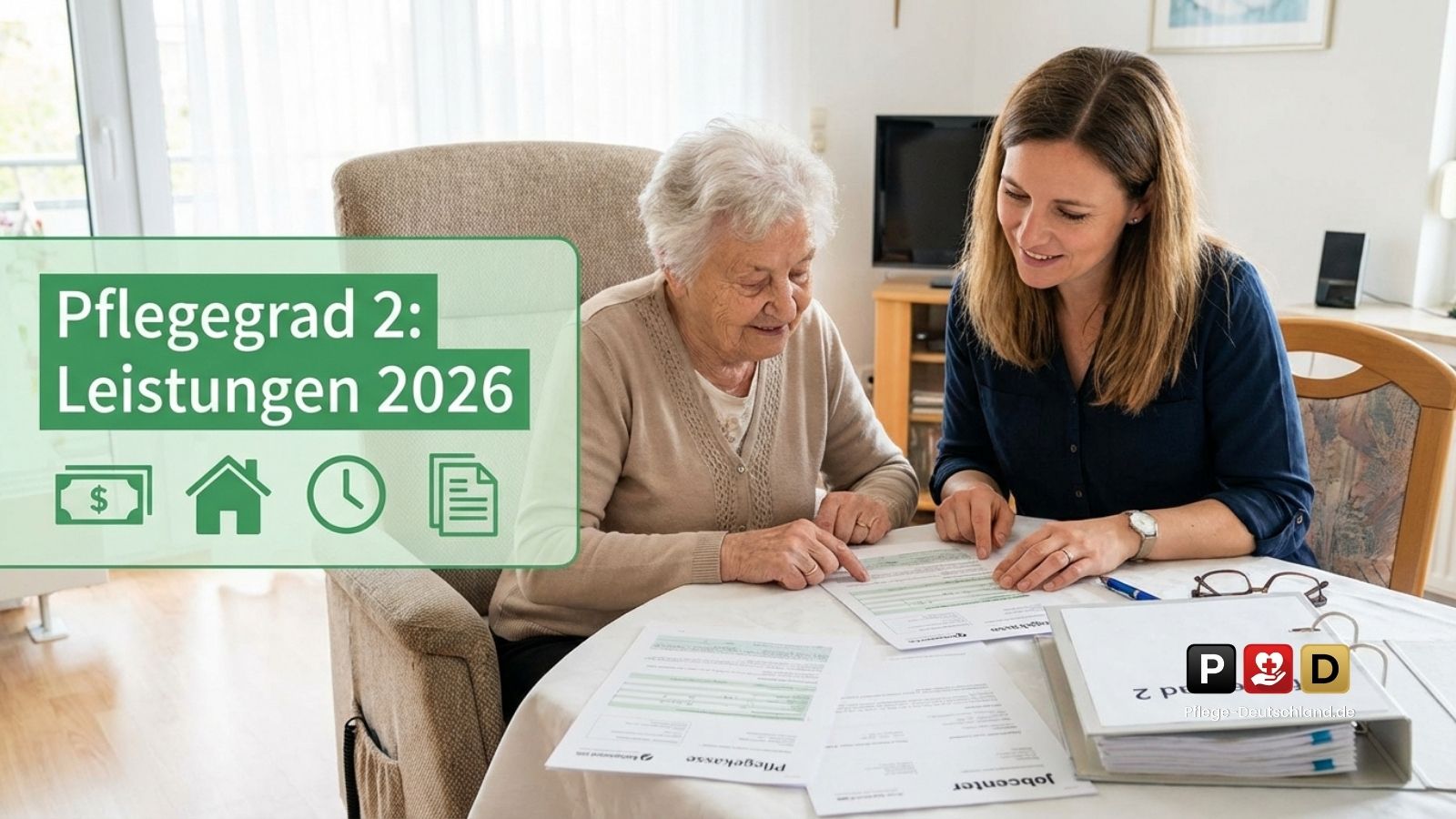 Pflegegrad 2 in 2026: So holen Sie das Maximum aus Ihrem Pflegegeld