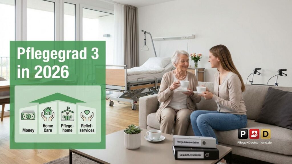 Pflegegrad 3 in 2026: Aktuelle Leistungen, Beträge und Ansprüche