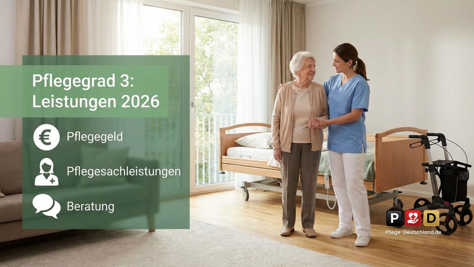Pflegegrad 3: Das steht Ihnen 2026 wirklich zu
