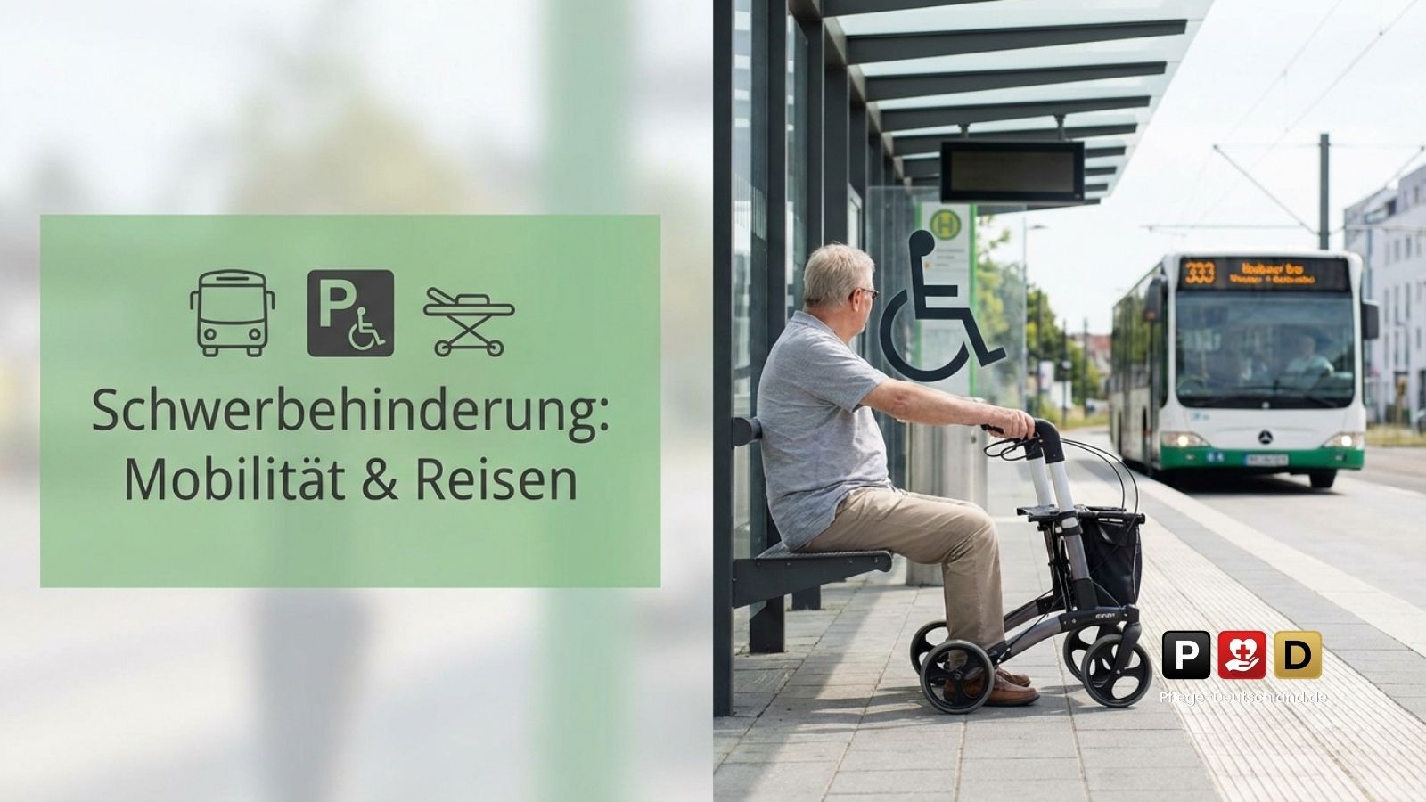Mobil mit Schwerbehinderung: Freifahrt im ÖPNV, Parkausweis und Krankentransport