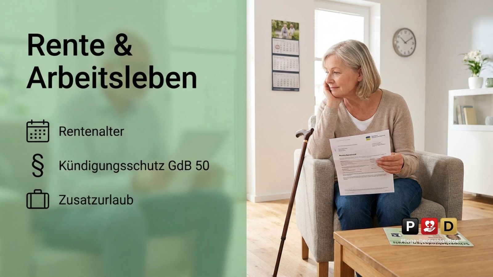 Früher in den Ruhestand: Die Altersrente für schwerbehinderte Menschen