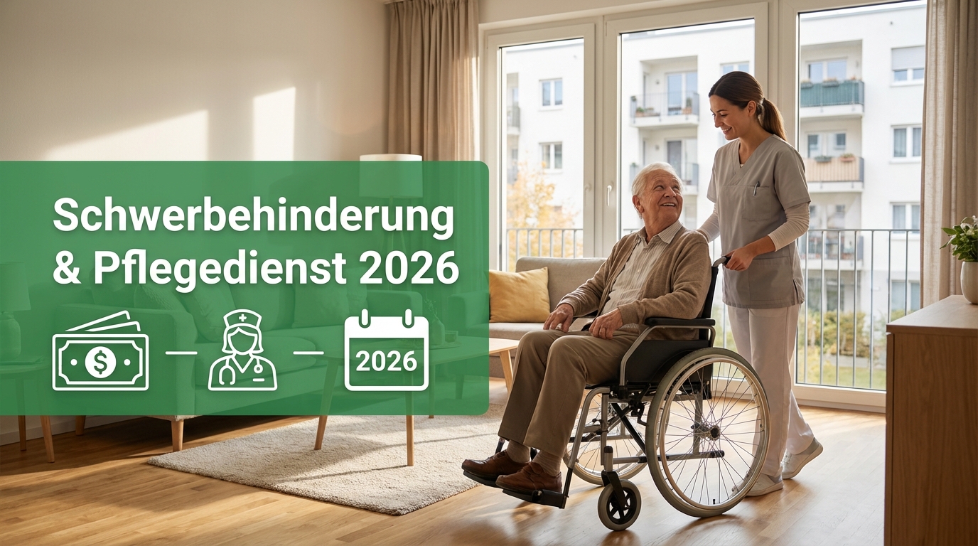 Schwerbehinderung & Pflegedienst 2026: Welche Zuschüsse jetzt möglich sind