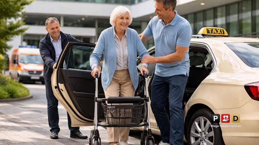 Mit Pflegegrad zum Arzt: Wann Taxi-Fahrten bezahlt werden